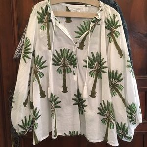 Emerson Fry Bardot Top Organic Palms M